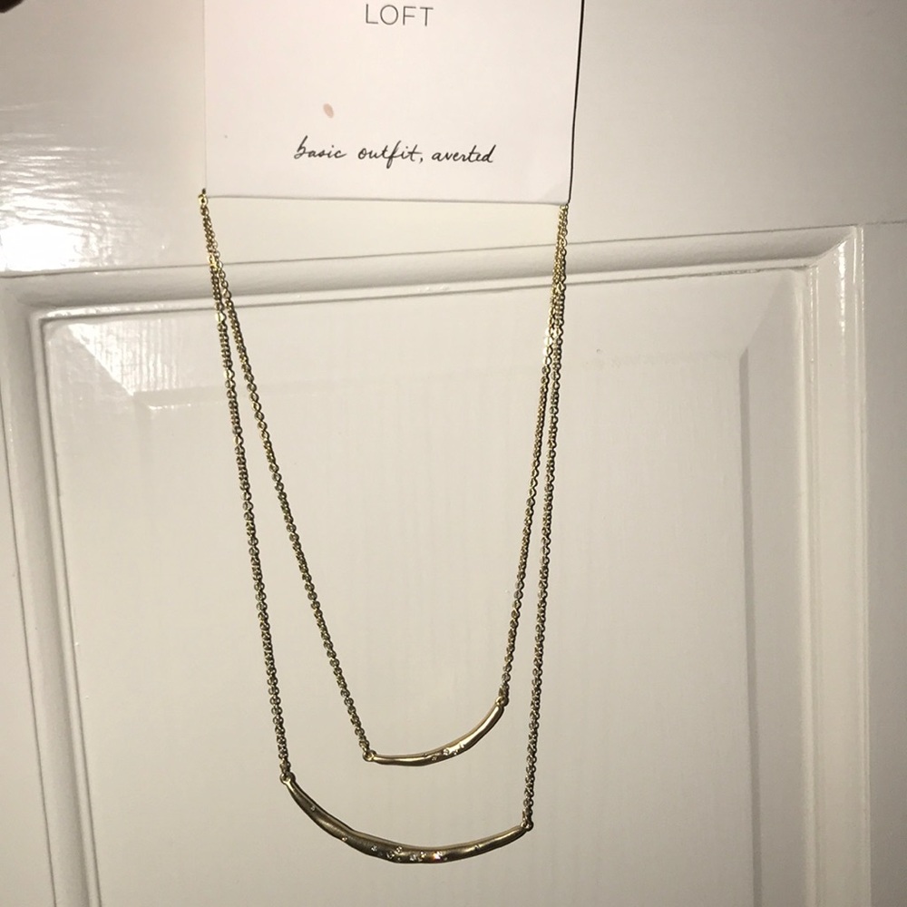 Double strand gold necklace - NWT